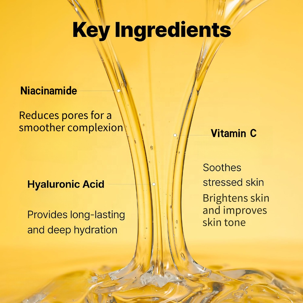 Beauty Bestseller Brightening Whitening Spot-Reducing All-skin Facial Moisturizing Serum with Vitamin C &amp; Hyaluronic Acid 30ml