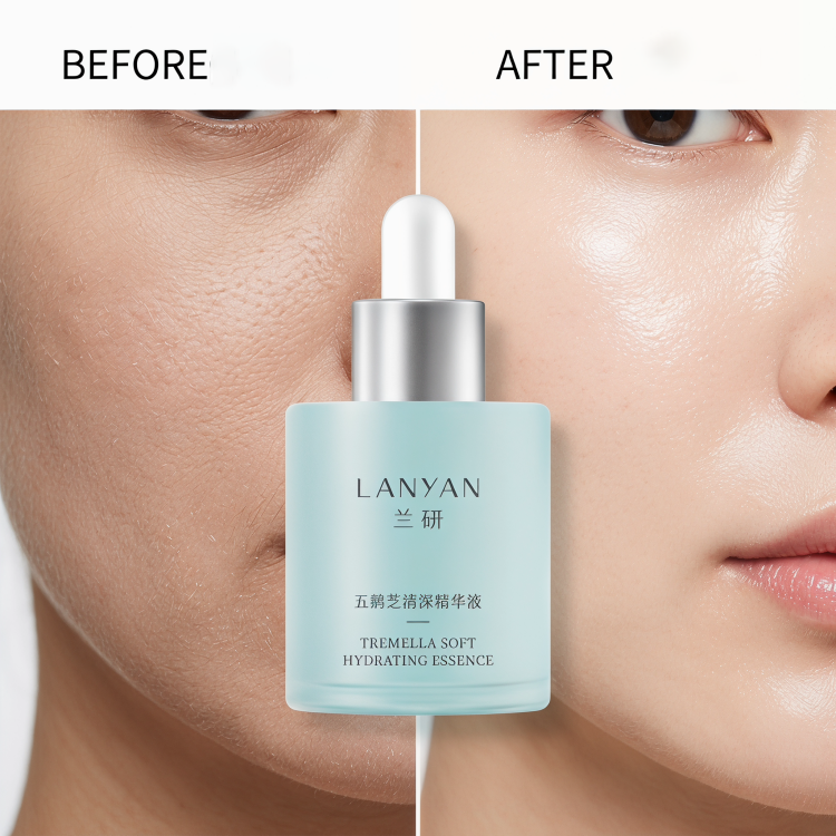 Custom Logo Daily Skin Care Natural Fast Absorb Nourishing Ergothioneine Anti Age Hyaluronic Acid Face Serum