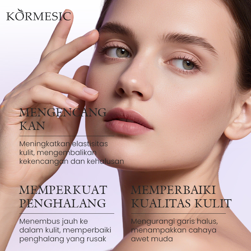 Private Label Custom OEM KORMESIC Bpom Certified 30ml Retinol Face Serum Anti-wrinkle Firming Strengthening Barrier Facial Serum