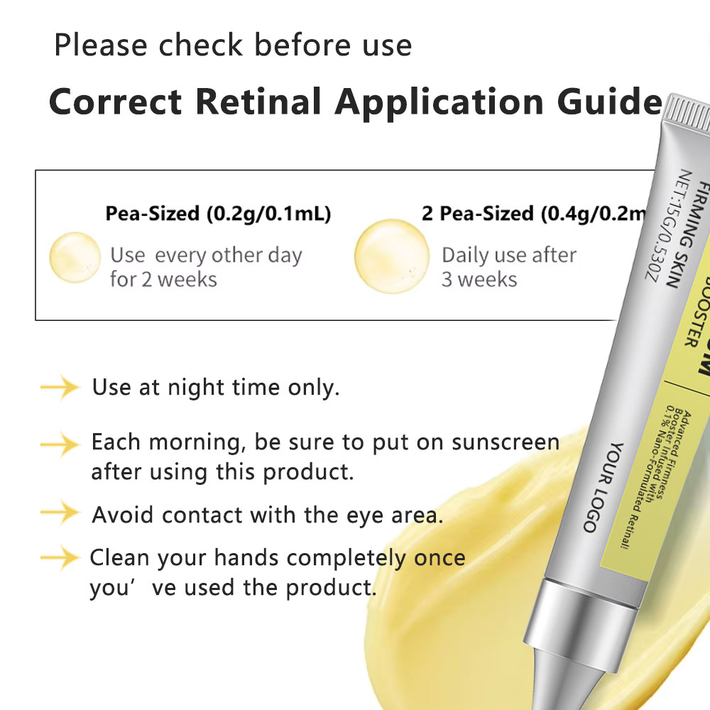 Skin Care Retinal Serum Shot Tightening Booster 15mL Wrinkles &amp; Fine Lines Firming Skin Minimizing Pore Moisturizer