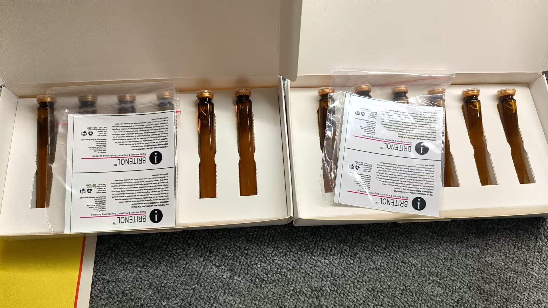 New 2 Types Ampoule Collagen Whitening Hydra Anti-Aging Face Lift Vitamin C Skin Care Skin Intense Hydra Booster Serum Solution