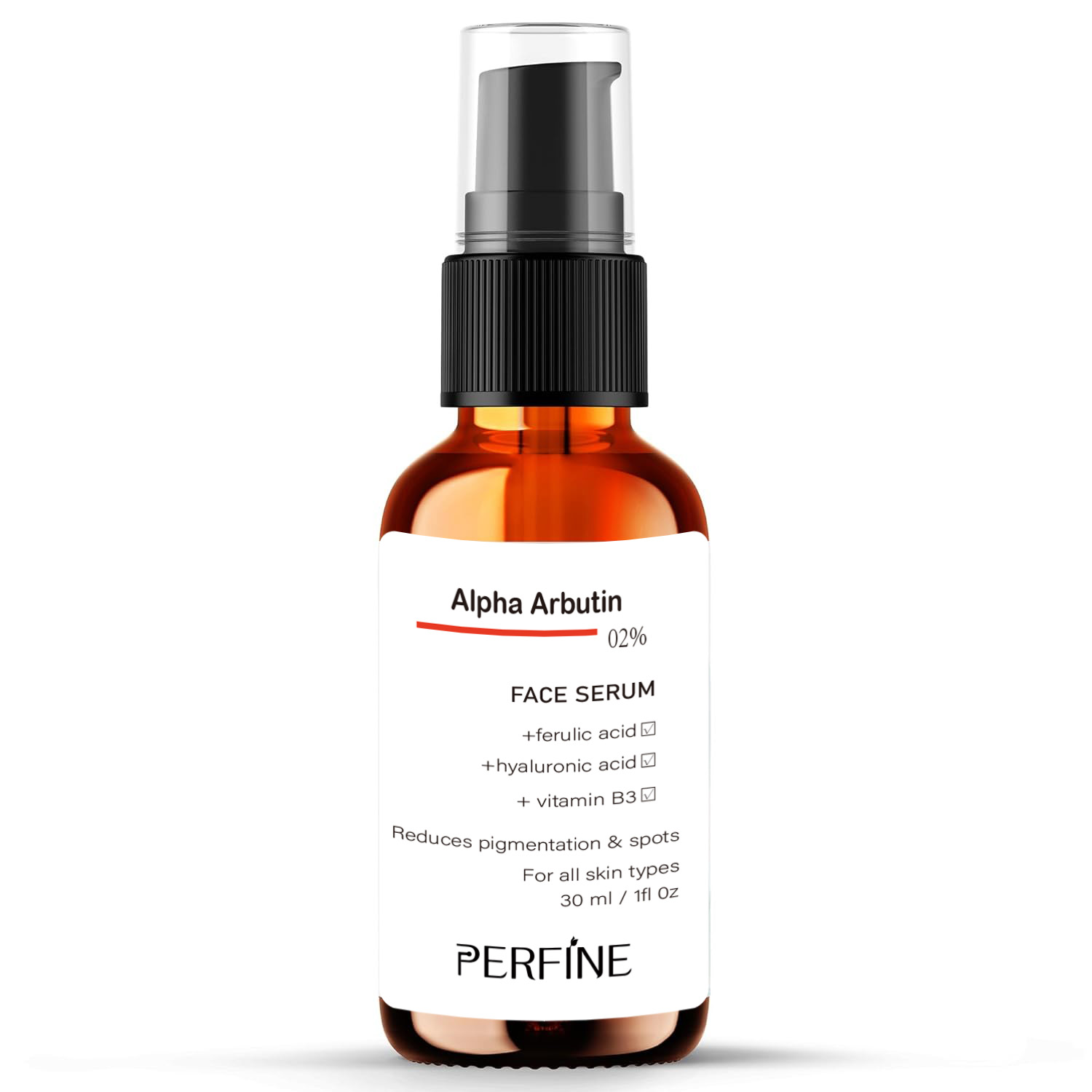 Private Label Skin Brightening Serum 2% Alpha Arbutin Serum for Removing Pigmentation Acne Marks