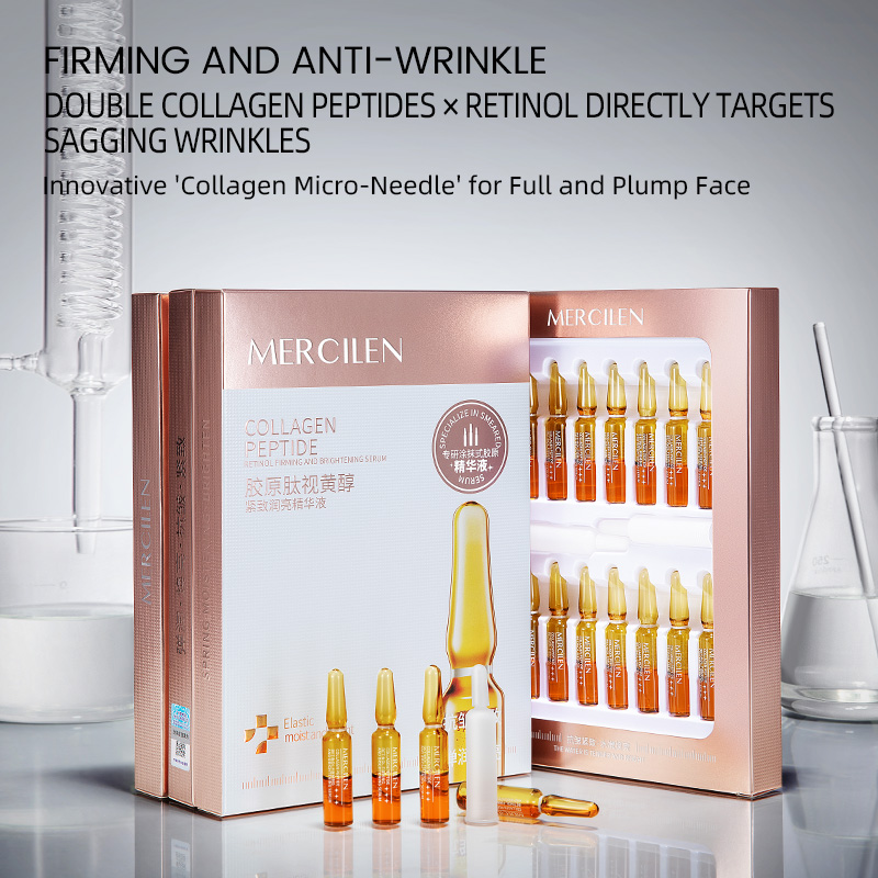 MERCILEN Retinol Facial Serum Moisturizer Anti Aging Retinol Serum Facial Repair Organic Hyaluronic Acid Skin Care Retinol Serum