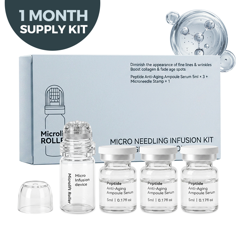 Wholesale Niacinamide Peptide Anti-Aging Microlitre Serum Hydrolyzed Collagen Microlitre Kit
