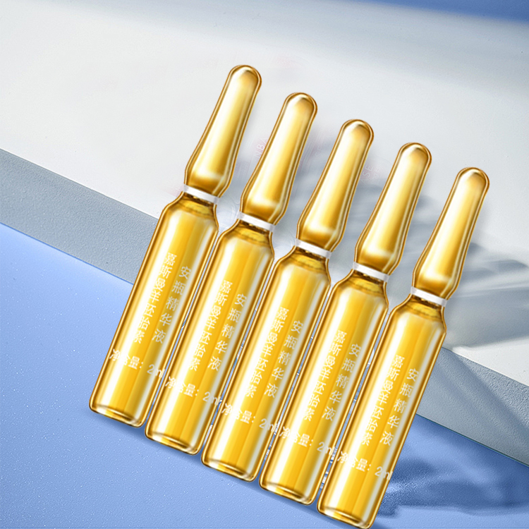OEM ODM Earthworm Peptide Ampoule Serum Intensive Repair Moisturizing Firming Skin Brightening Anti-Aging Facial Care