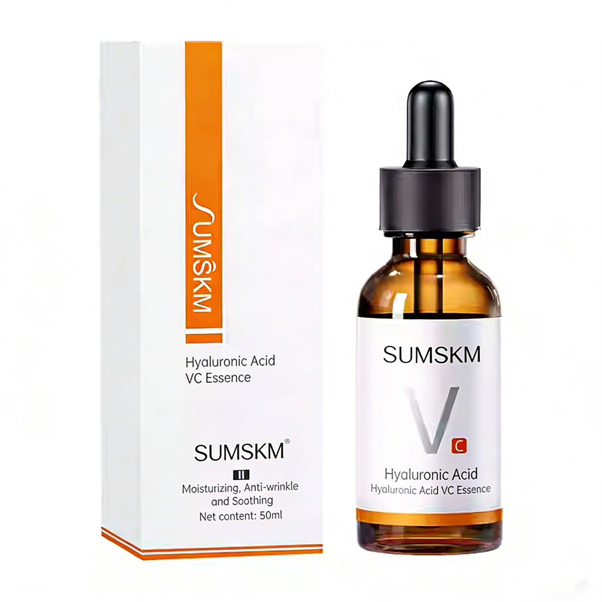 Hyaluronic Acid VC Face Serum Anti Aging Wrinkle Firming Brightening Hydrating Skin Care