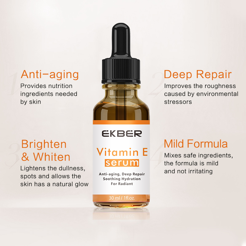 Skin Care Lightening Facial Serum Anti Aging Anti Wrinkle Firming Hyaluronic Acid Vitamin E Face Serum