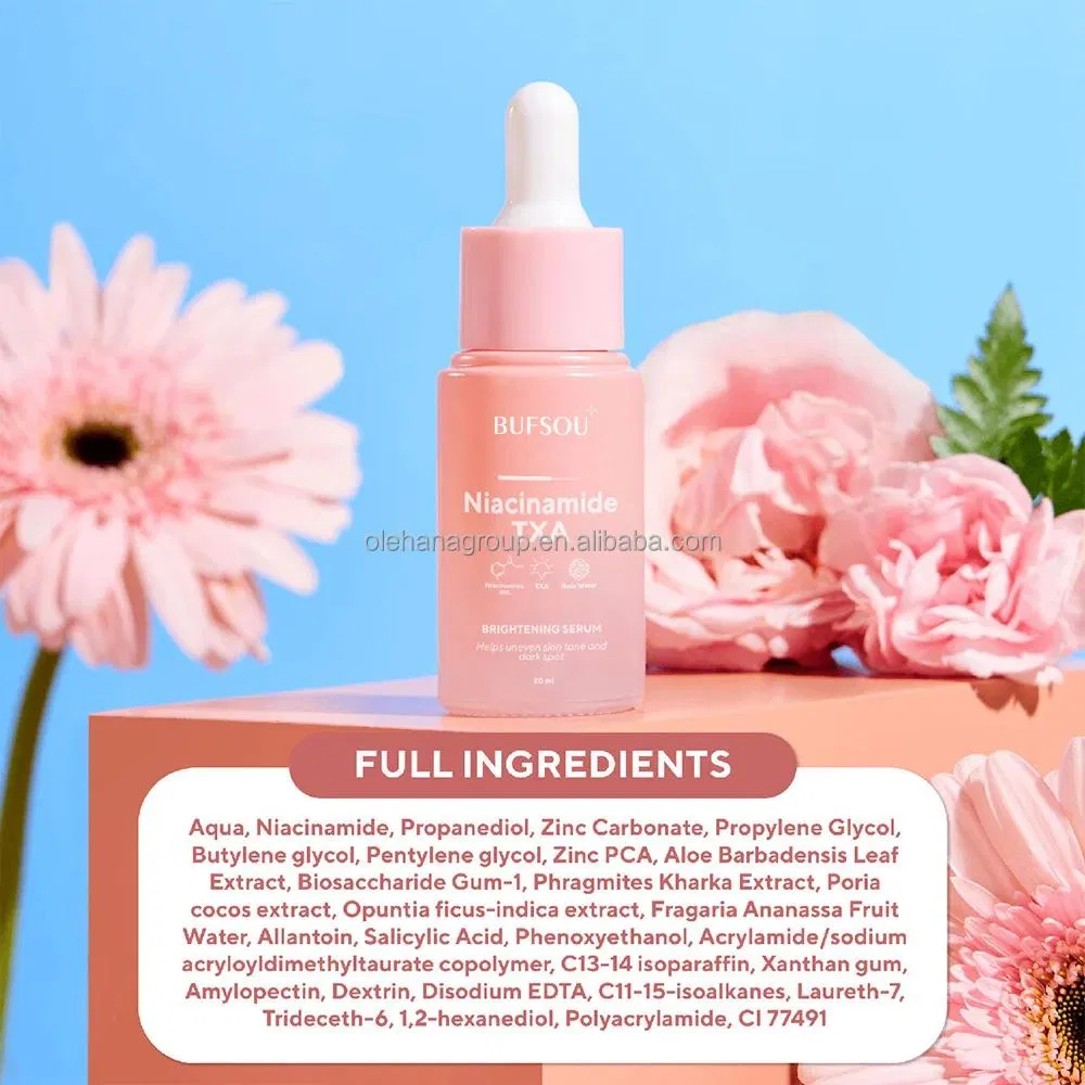 Private Label OEM/ODM Beauty Skin Care Serum 10% Niacinamide Oil Controls Brightening Whitening Face Serum