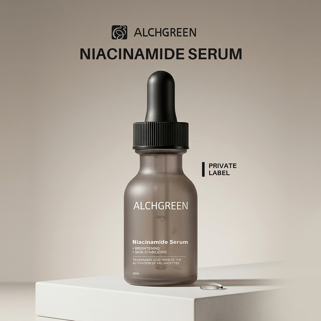 Private Label Dark Spot Corrector &amp; Pore Minimizer, Advanced Illuminating Face Niacinamide Brightening Serum