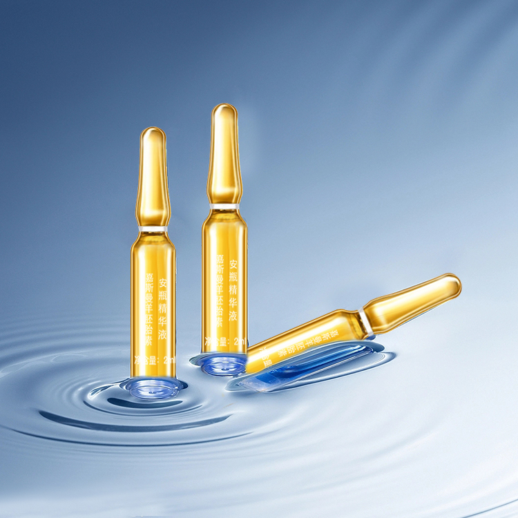 OEM ODM Earthworm Peptide Ampoule Serum Intensive Repair Moisturizing Firming Skin Brightening Anti-Aging Facial Care