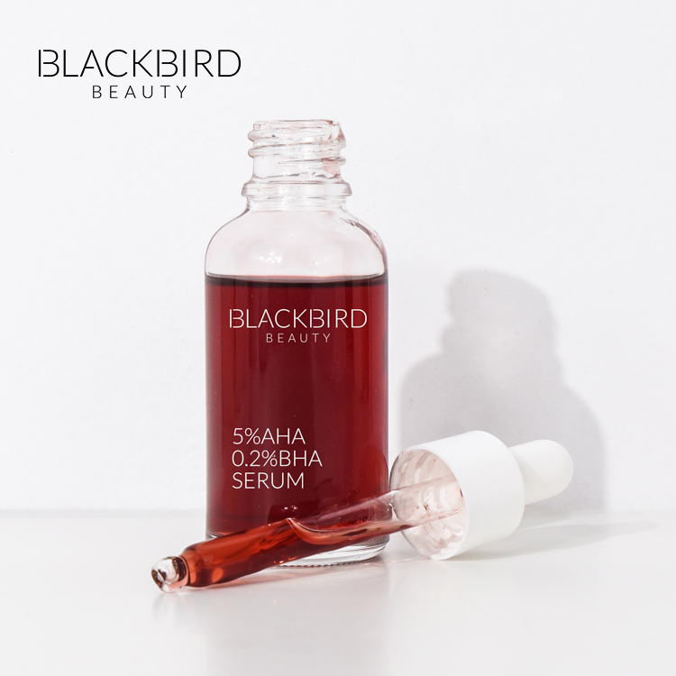 Skincare Private Label Moisturizing Face Serum Smoothing Facial Serum AHA BHA Exfoliating Serum for Face