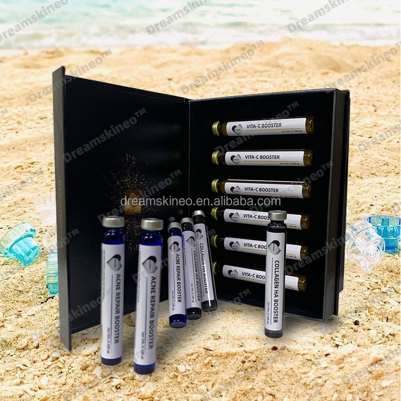Calming Face Age Serum Facial Lemon Whitening Hidrafacial Complexion Glow Hydrogen Kits Ampoules Vials Vortex Vitamin c Serum