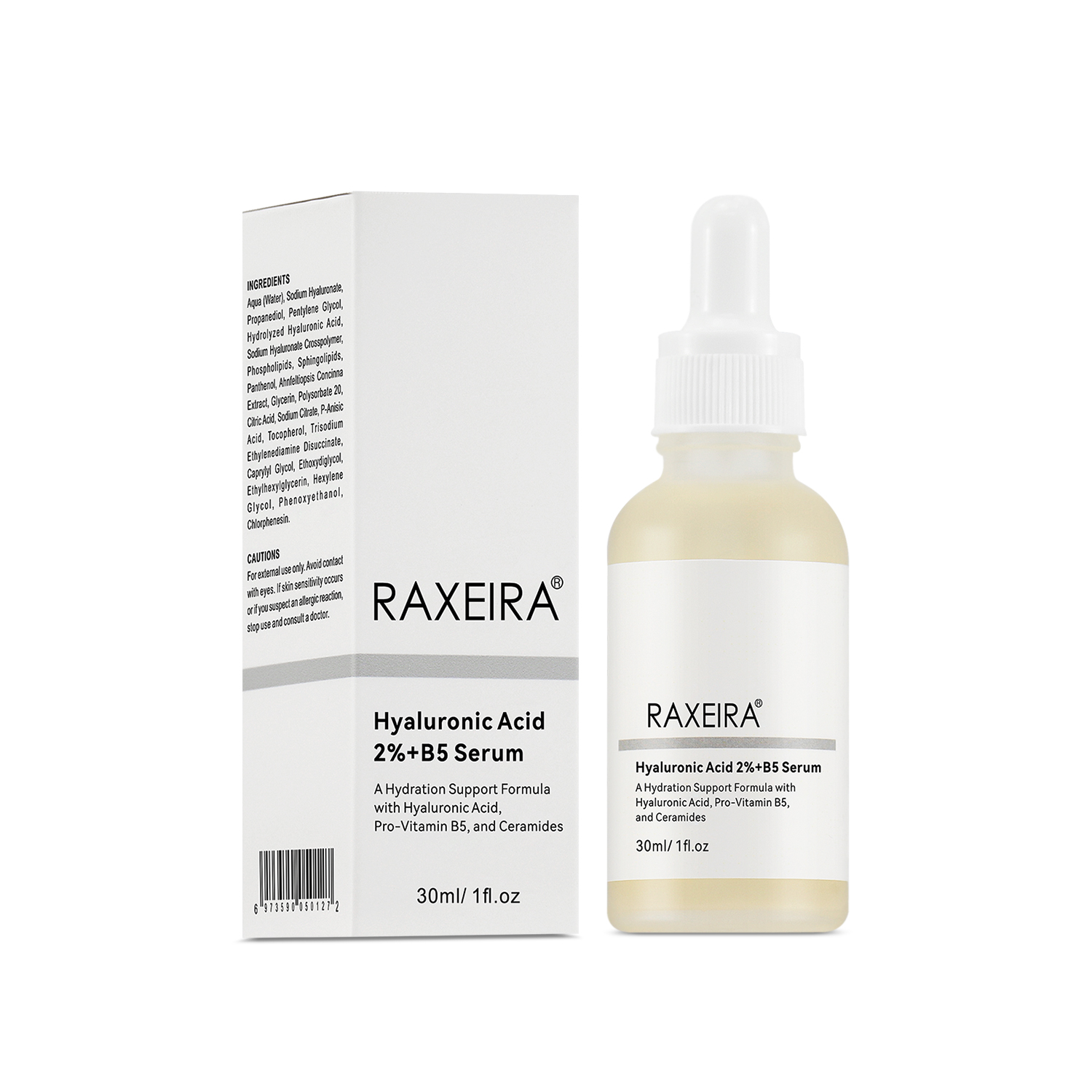 Wholesale Hot Selling Hyaluronic Acid Vitamin B5 Serum With Moisturizing Facial Skin Brightening Firming Serum 30ml