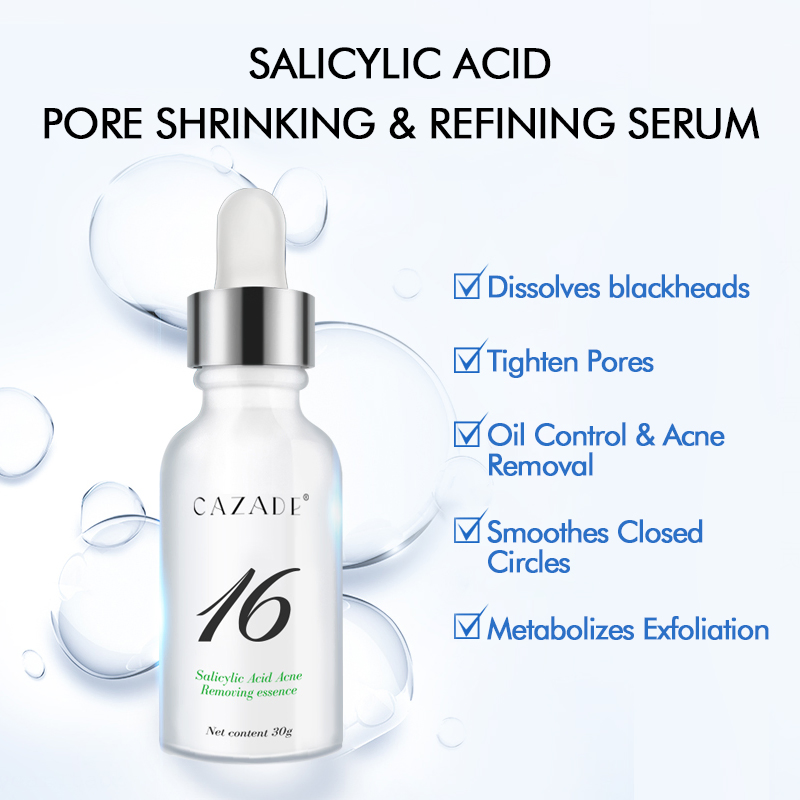 OEM/ODM Factory Deep Cleansing Skin Serum with Salicylic Acid Oil Control Anti-Inflammatory Hydration Facial Essence