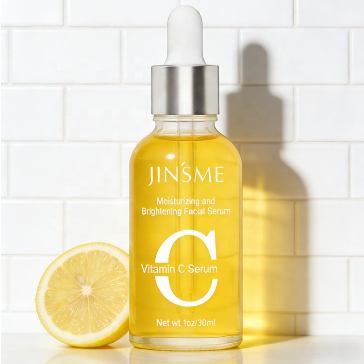 Custom Liquid Vitamin C Serum OEM ODM 30ml 10% Active VC with Hyaluronic Acid &amp; for Anti-Wrinkle Hydrating Firming Face