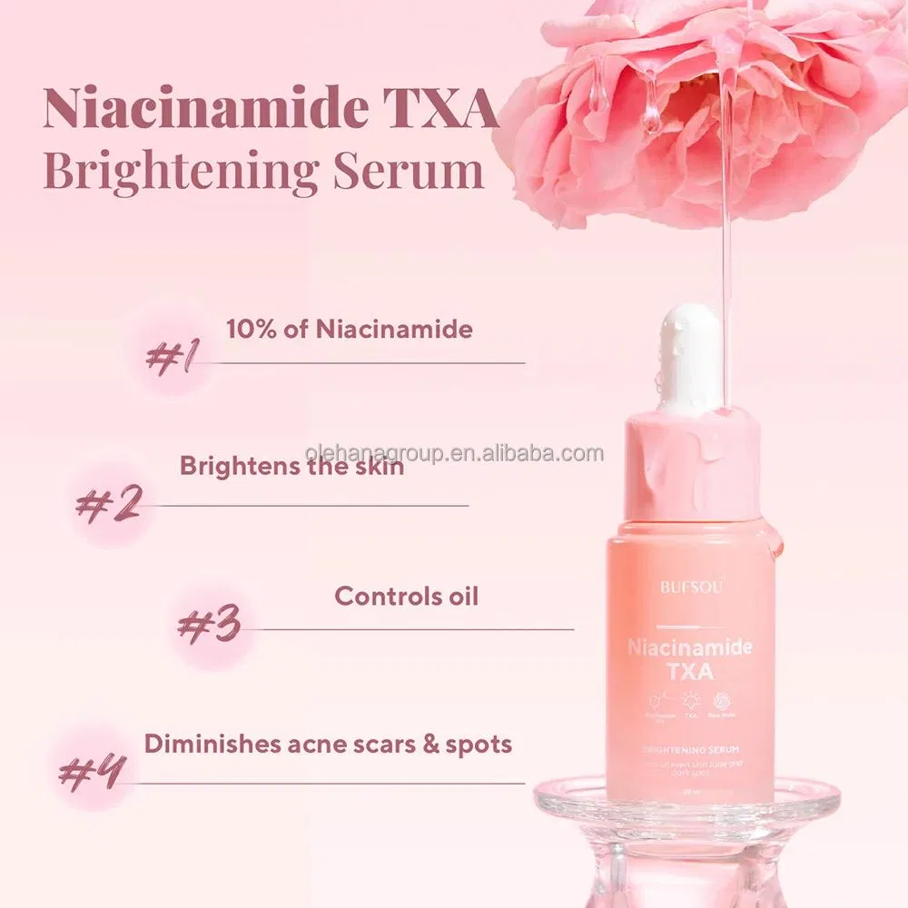 Private Label OEM/ODM Beauty Skin Care Serum 10% Niacinamide Oil Controls Brightening Whitening Face Serum