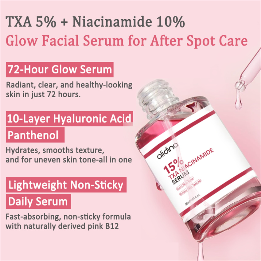 GZ Blemish Correcting Skincare TXA Niacinamide Whitening Essence Fades Pigmentation Evens Tone Hydrating for Glowing Skin