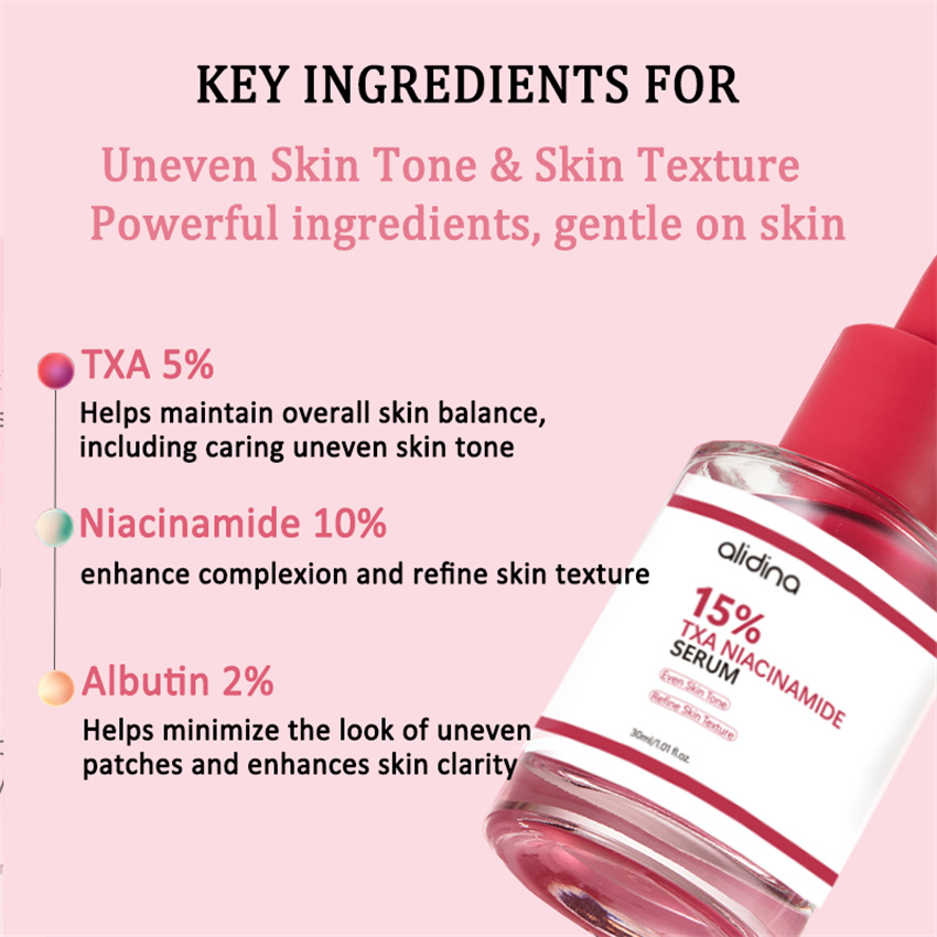 GZ Blemish Correcting Skincare TXA Niacinamide Whitening Essence Fades Pigmentation Evens Tone Hydrating for Glowing Skin