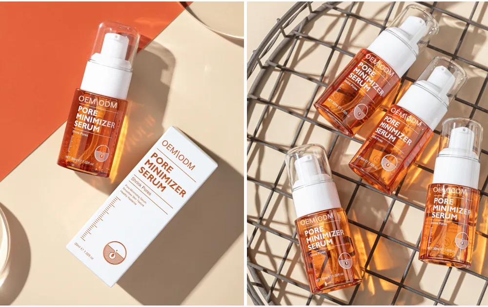 Pore Minimizer Face Serum Multi-Step Solution for Shrinking Pores, Cleansing, Oil Control Serum