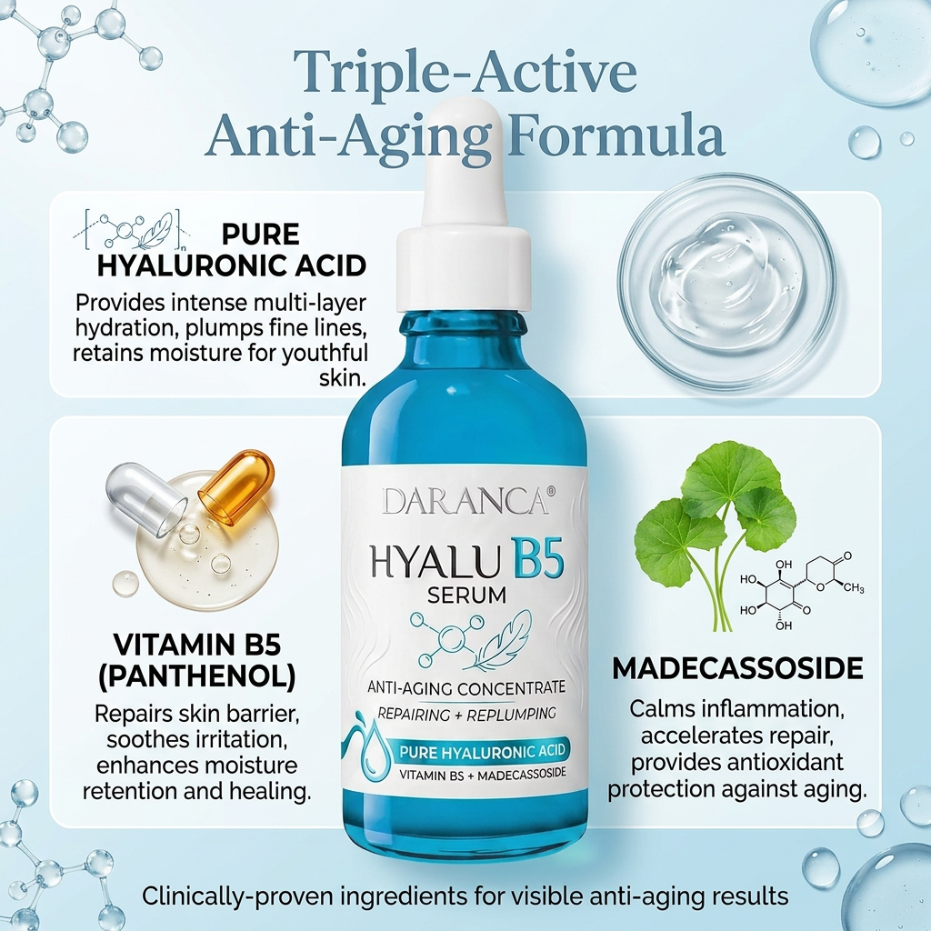 Custom Wholesale Bulk OEM Korean Facial Care Skin Booster Anti Aging Ghk-cu Pure Hyaluronic Acid Face Serum