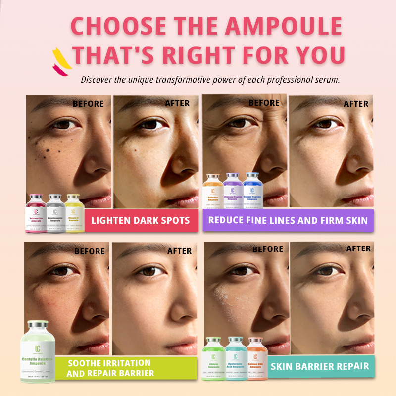 Private Label Vitamin C Astaxanthin Brightening Antioxidant Oil Control Ampoule Facial Serum Max Glow Skin Tone Whitening