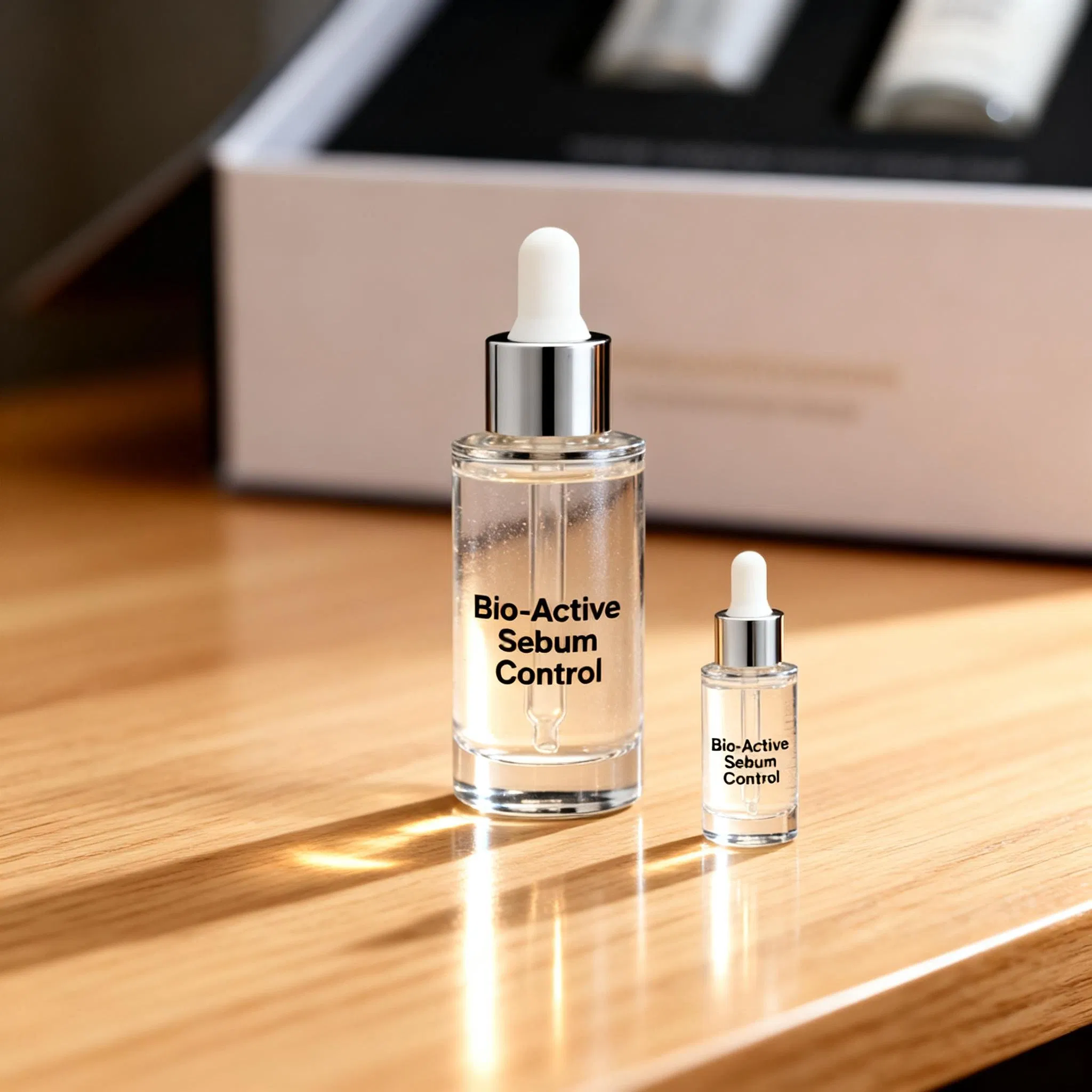 Korean Style Oil-Control and Exfoliating Face Serum with Honeysuckle Ferment Filter and White Willow Bark for Blackhead and Whitehead Removal