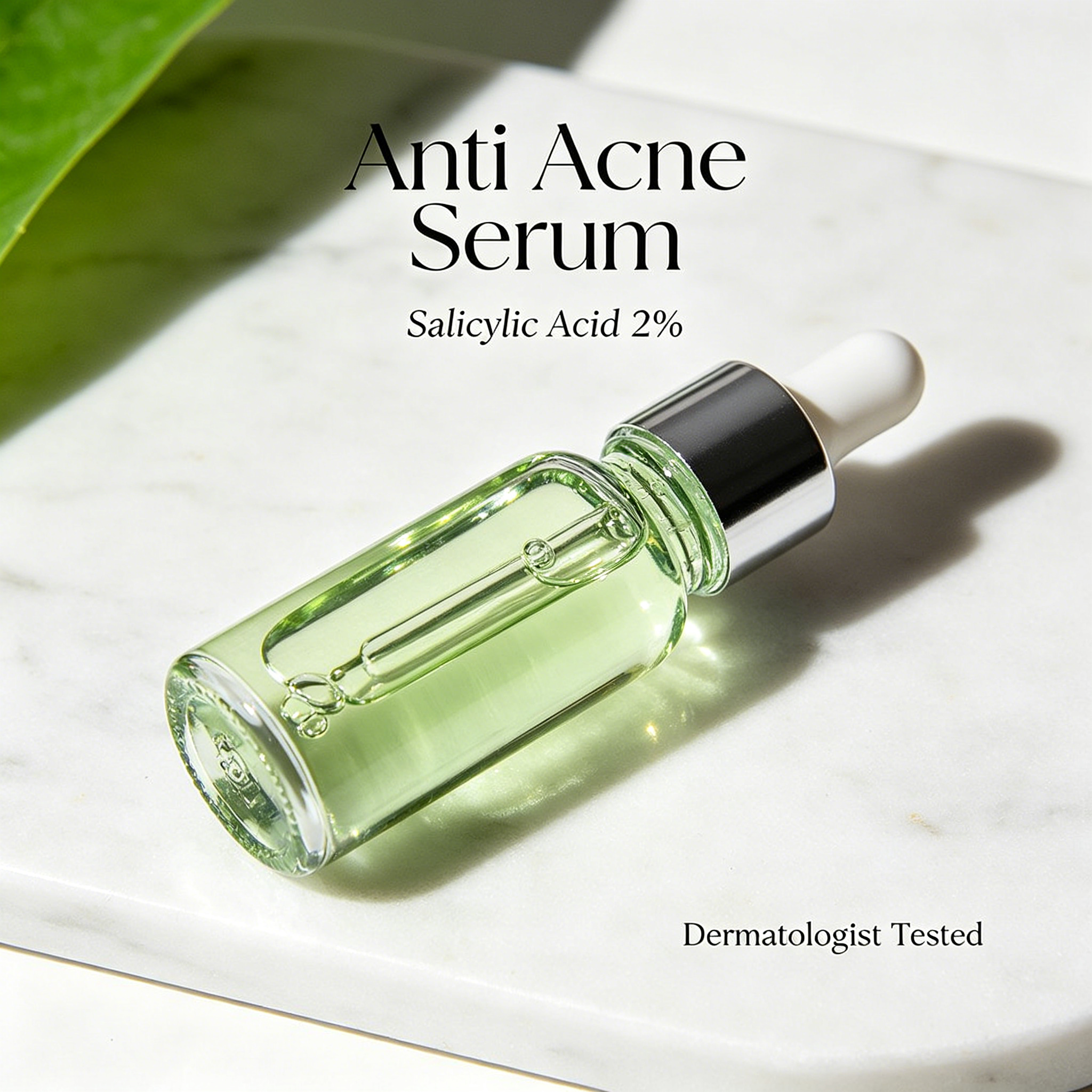 OEM/ODM Anti Acne Face Serum Niacinamide Organic Salicylic Acid for Pores Dark Spots Wrinkle Reduction Improves Skin Texture