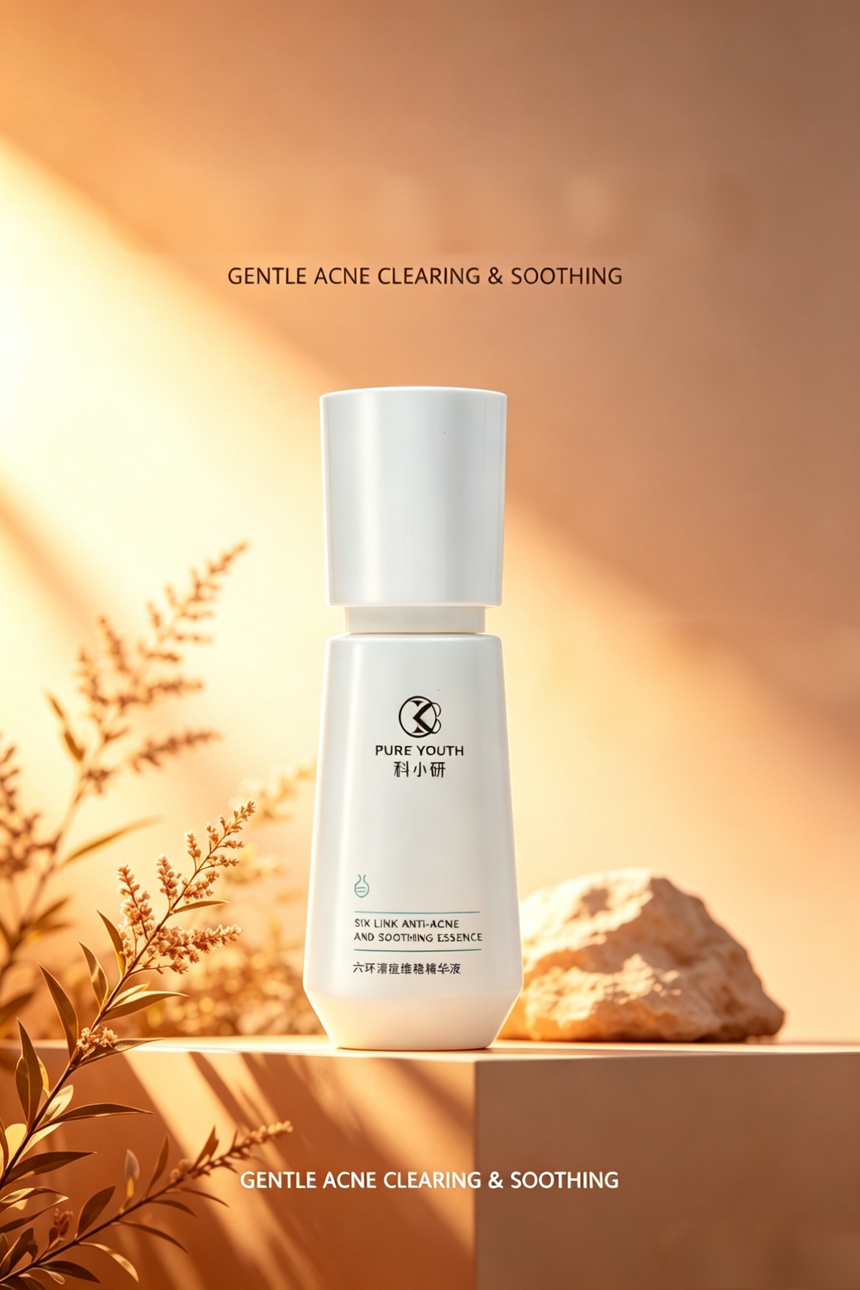 Hydrating Oil Control Acne Treatment Serum with Soothing Repair Formula Gentle Blemish Care for Sensitive Facial Skin