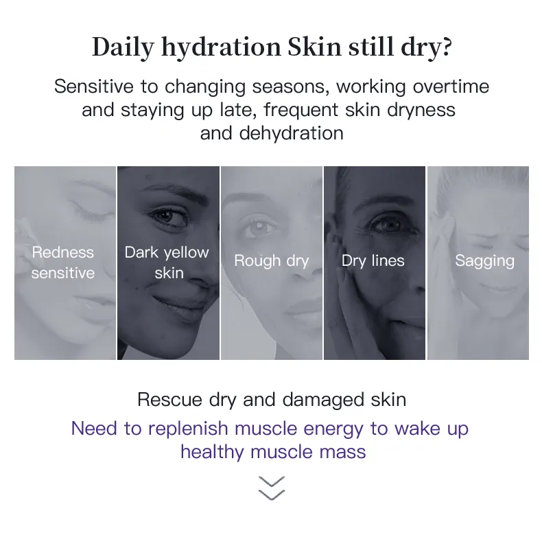 Hyaluronic Acid Collagen Hydrating Repairing Remedy Pore Shrinking Anti-Wrinkle Facial Serum