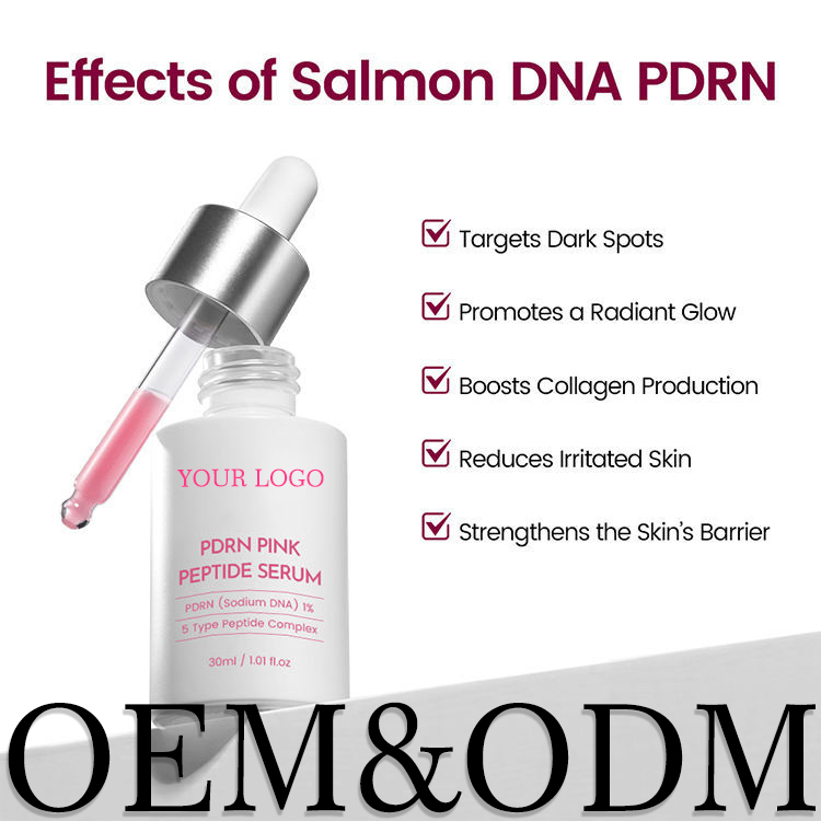 OEM ODM C-PDRM Pink Peptide &amp; Hyaluronic Acid Serum for Face Lightweight Whitening Anti-Wrinkle and Anti-Aging Features