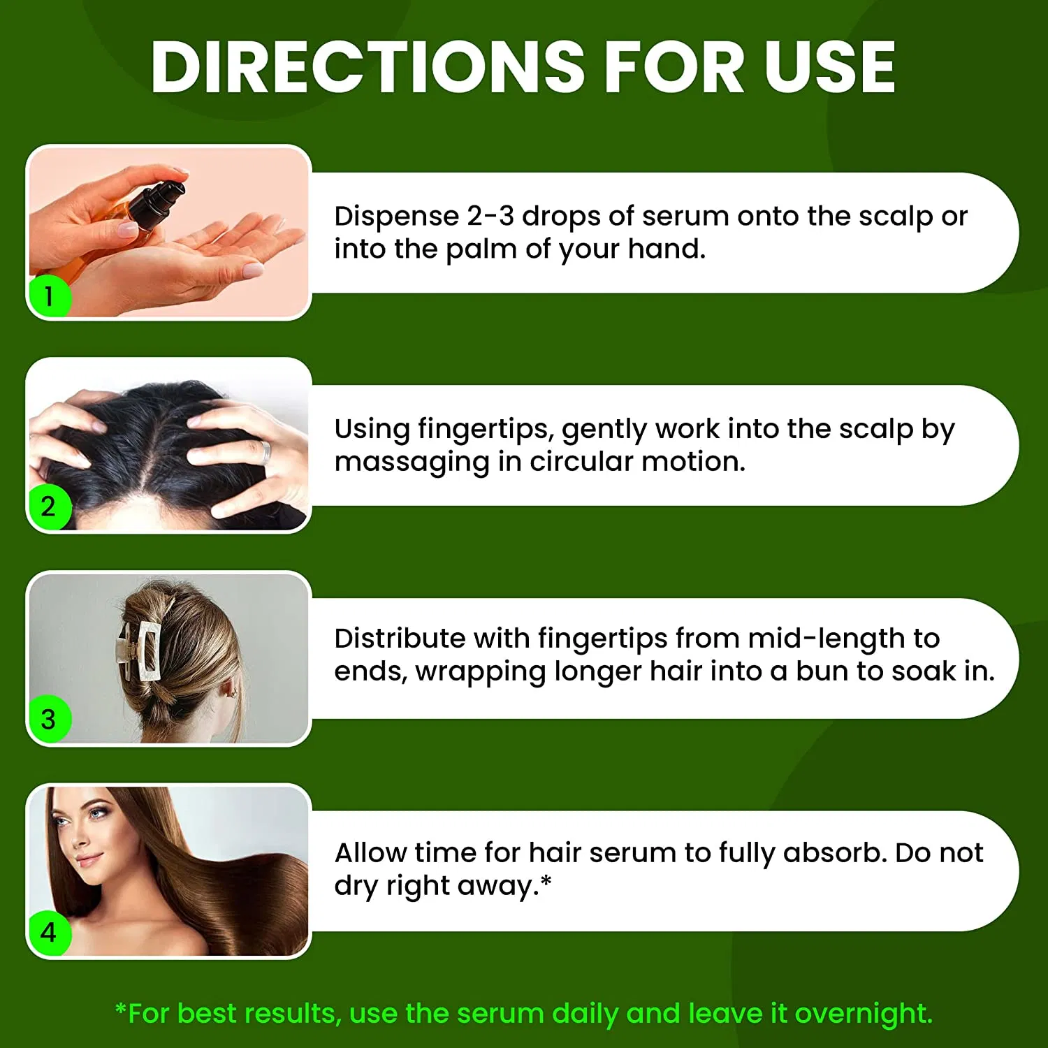 High Quality Biotin Hair Growth Serum for Men and Women