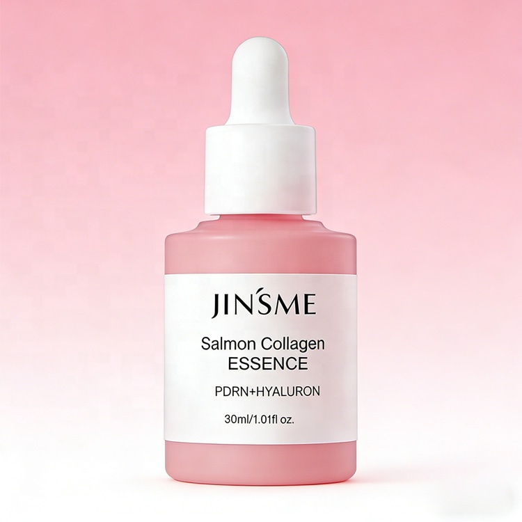 Salmon Collagen Peptides Hyaluronic Acid Liquid Face Serum Moisturizing Repair Brightening Promote Collagen Production for All
