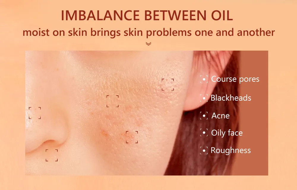 Pore Minimizer Face Serum Multi-Step Solution for Shrinking Pores, Cleansing, Oil Control Serum