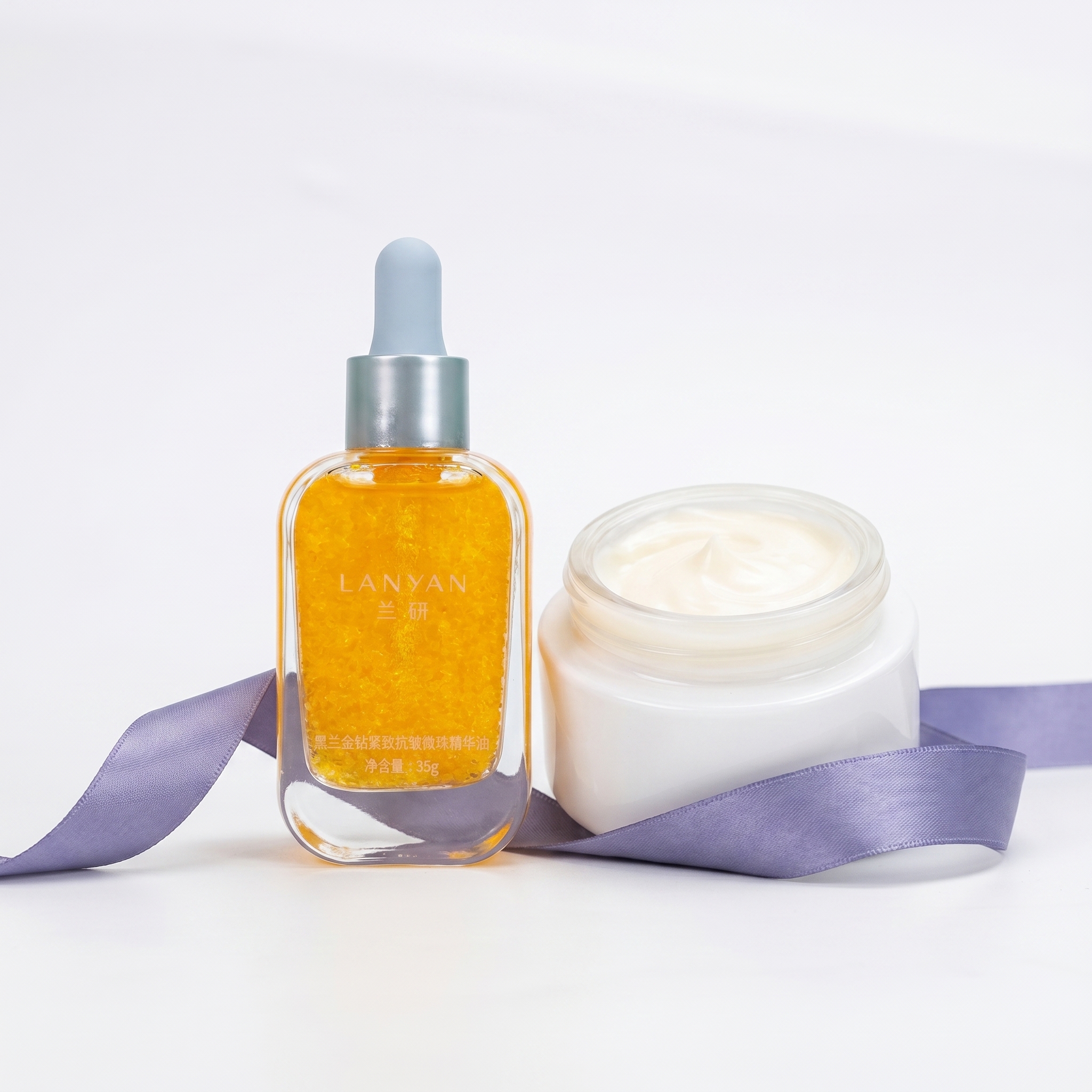 Private Label 14-Day Skin Tightening & Anti-Wrinkle Moisturizing Face Oil Orchid Anti-Aging Serum OEM