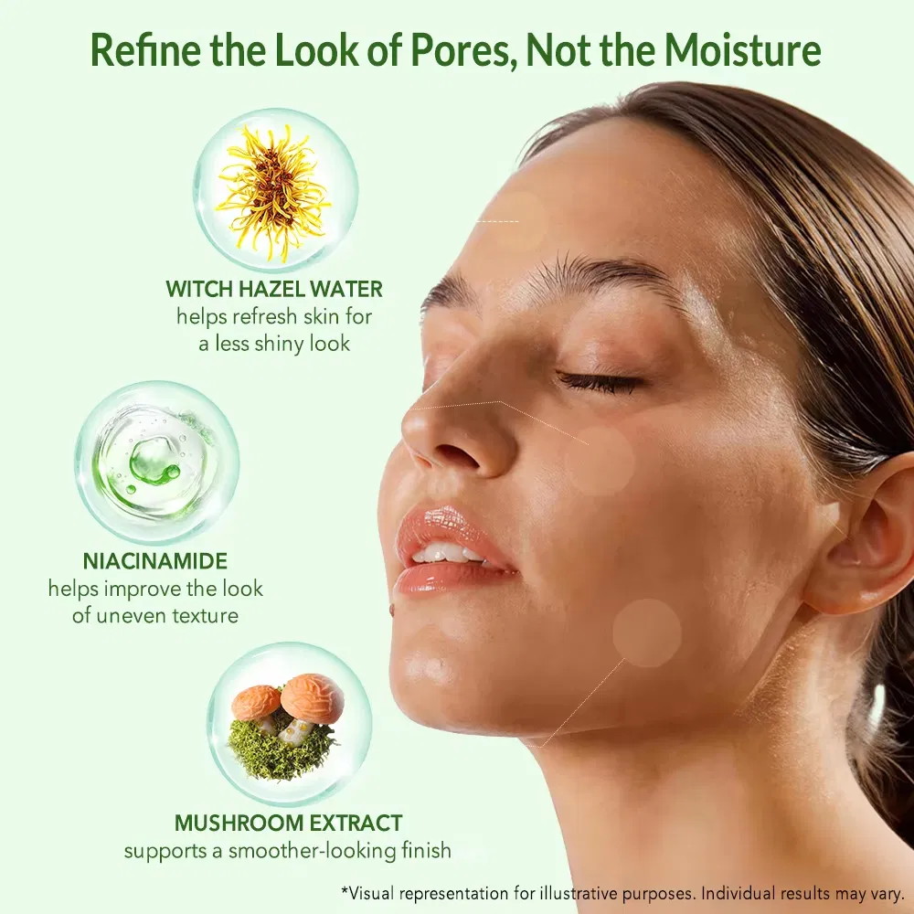 Oil Control Deep Hydration Skin Brightening for Rough Dull Skin Cactus Pore Minimizing Facial Serum