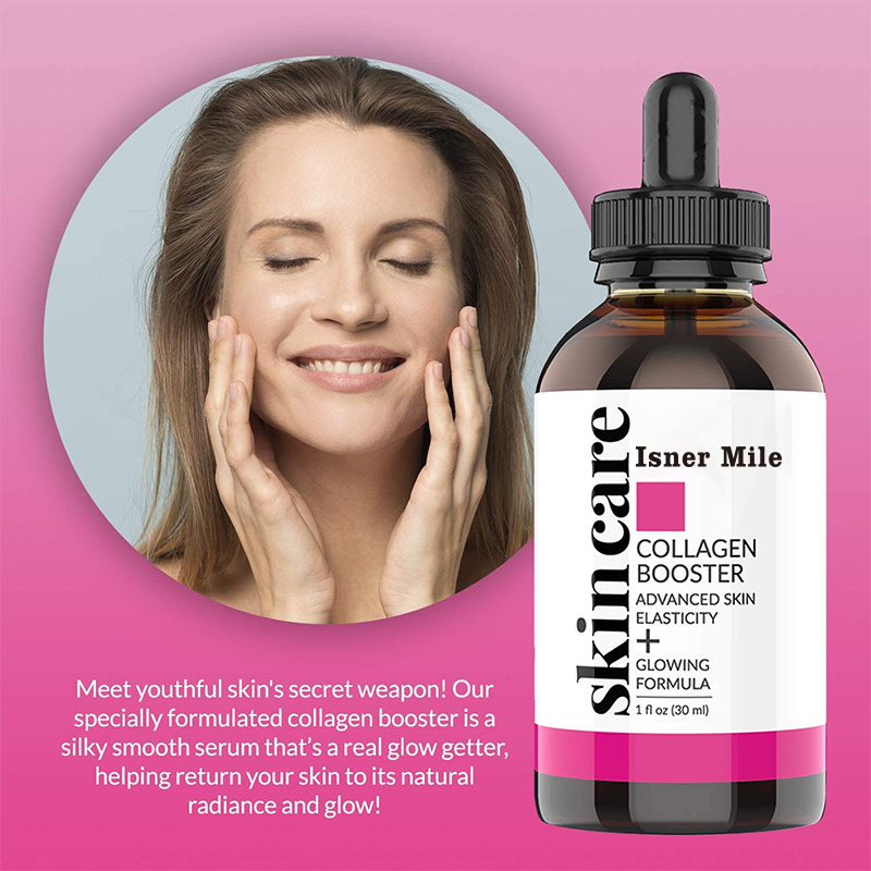 Collagen Booster Serum for Face Reduces Wrinkles and Boosts Collagen Improves Tone and Texture