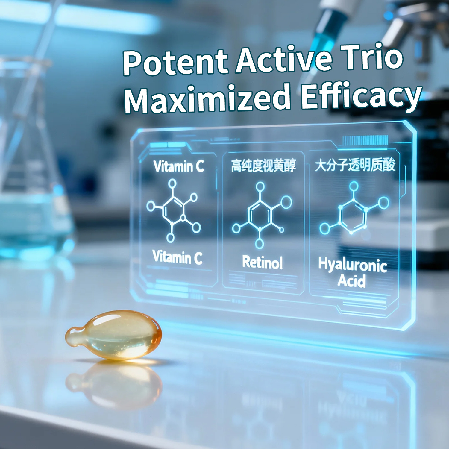 Vitamin C, Retinol & Hyaluronic Acid