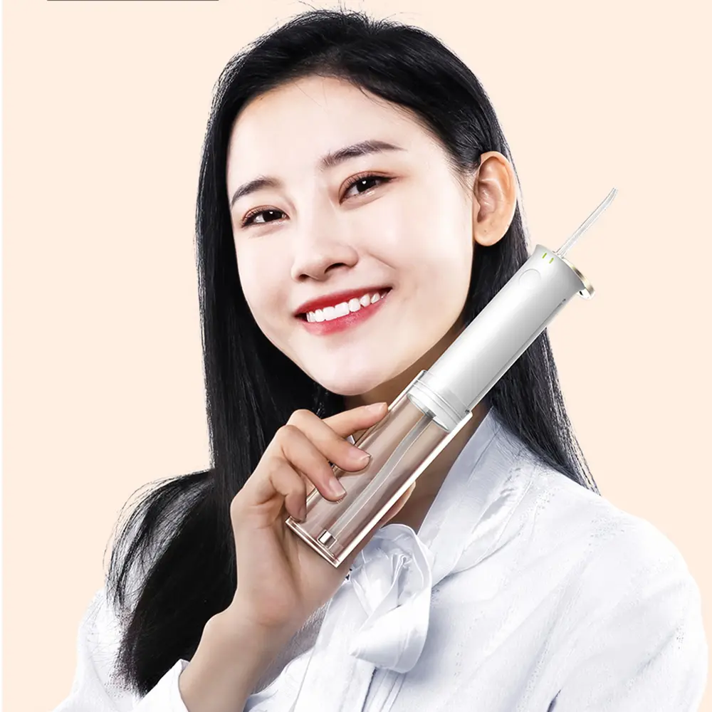 Powerful cleaning and gum massage with 2 cleaning modes, customizable water pressure for optimal oral hygiene g