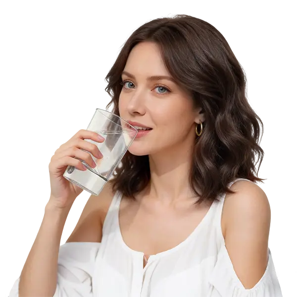 HOCl periodontal care mouthwash cup with electrolyzed water