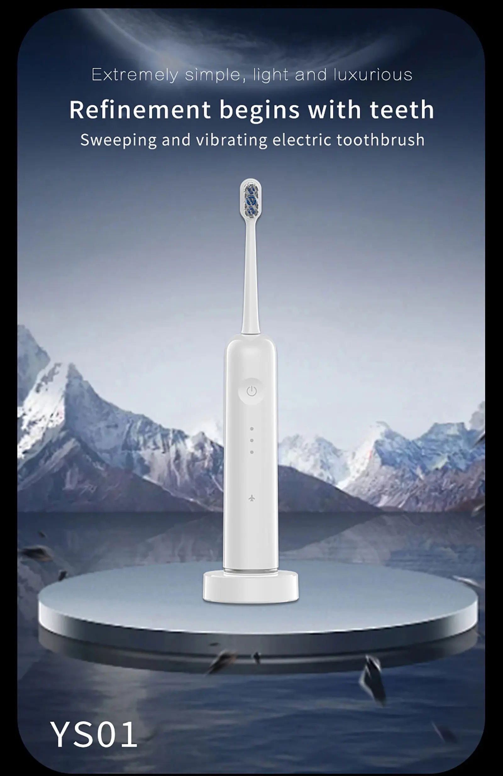 Dual-Frequency Oscillating Electric Toothbrush Overview