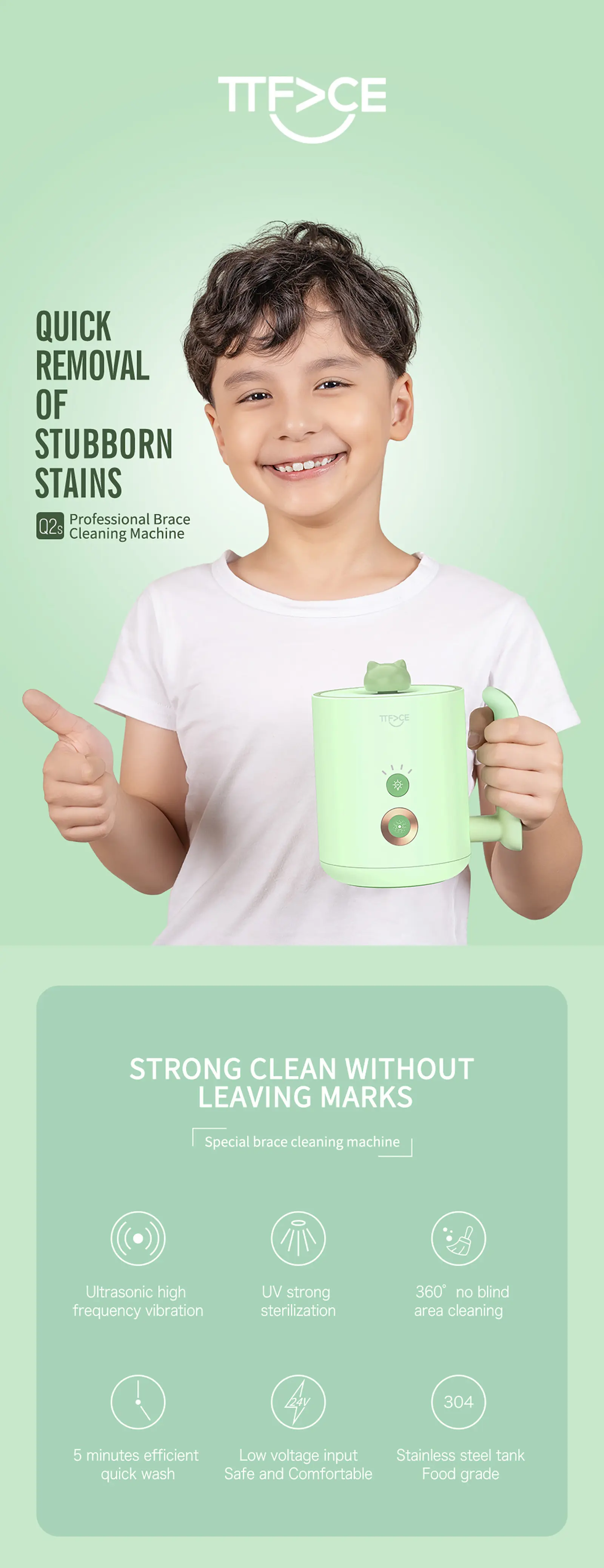 TTFACE Ultrasonic Orthodontic Braces Cleaning Device (7)