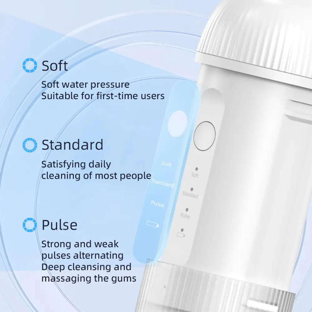 TTFACE Portable Tooth Rinse Mode Comparison