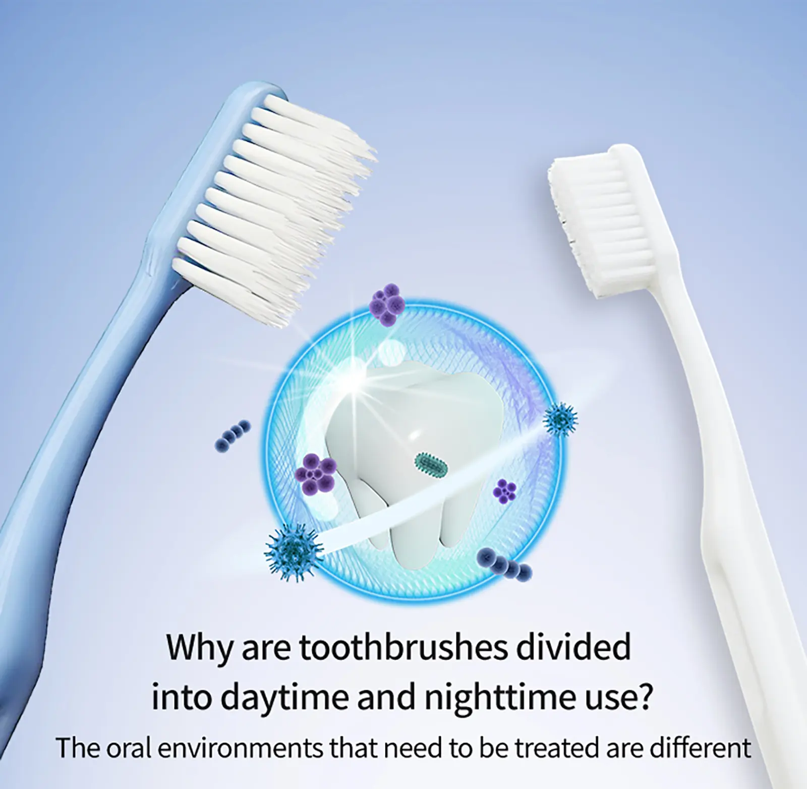 Triangular brush handle, ergonomic design (2)