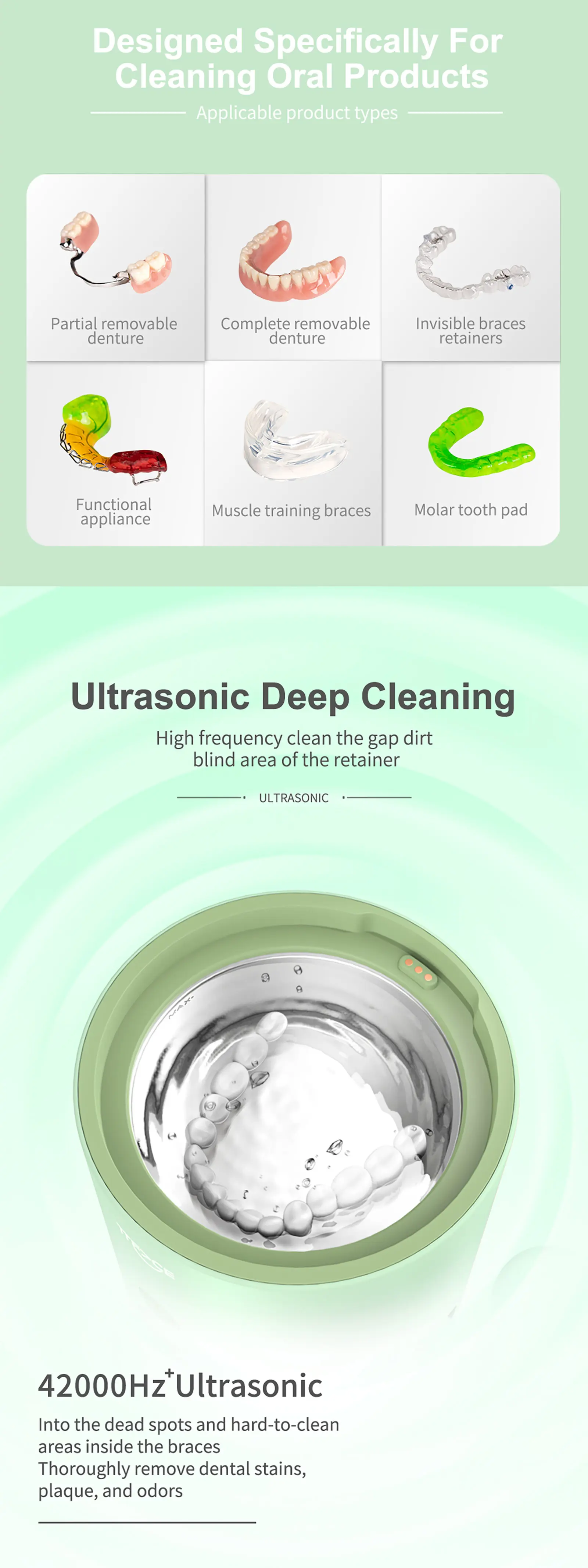 TTFACE Ultrasonic Orthodontic Braces Cleaning Device (8)