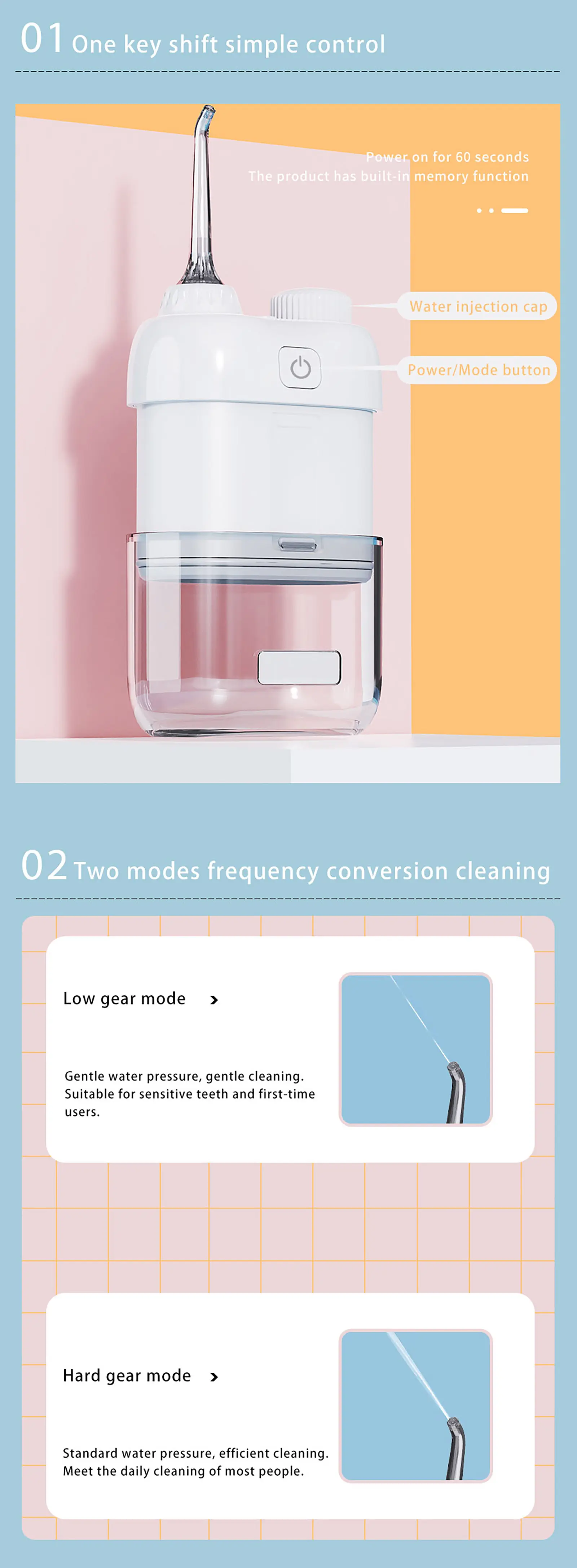 TTFACE Mini Water Toothbrush (2)