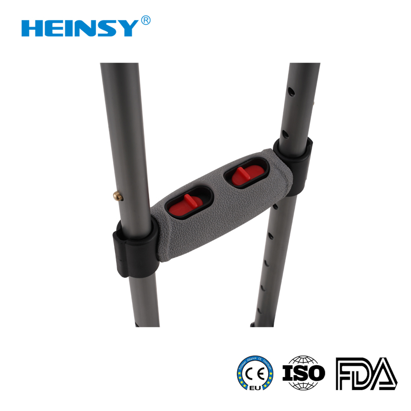 Hes Adjustable Aluminum Forearm Walking Ultra-Light Elbow Crutches for Elderly People Walking Canes