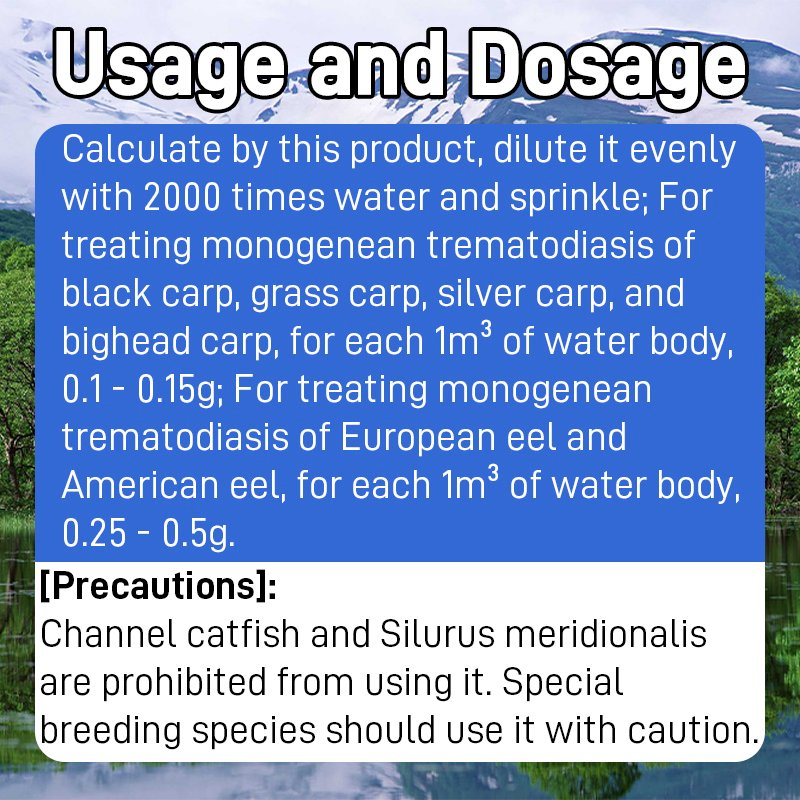 Premium Veterinary Pharmaceuticals Mebendazole Solution for Aquatic Species Care