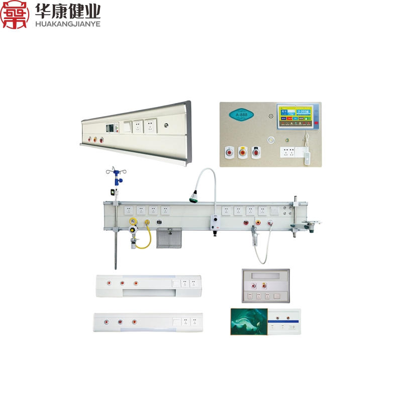 Patient Bedhead Units Medical Gas Bed Head Panel Oxygen Outlet Pipeline System