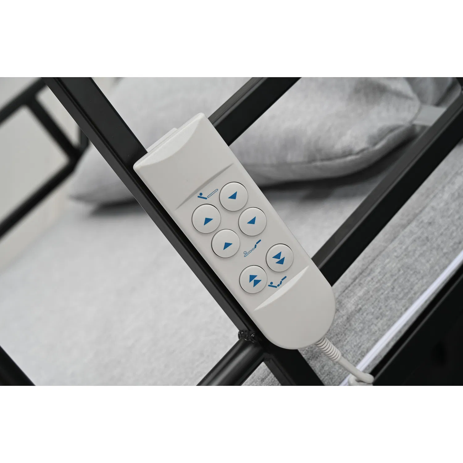 Electrically Operated Geriatric Care Bed – Adjustable Back Support, Pressure Redistribution Mattress, and Home Medical Rehabilitation Solutions