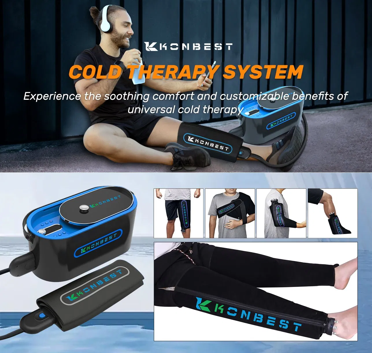 Hot Selling Cold Therapy Treatment Knee Cold Therapy Ice Machine Cryotherapy for Post Surgery